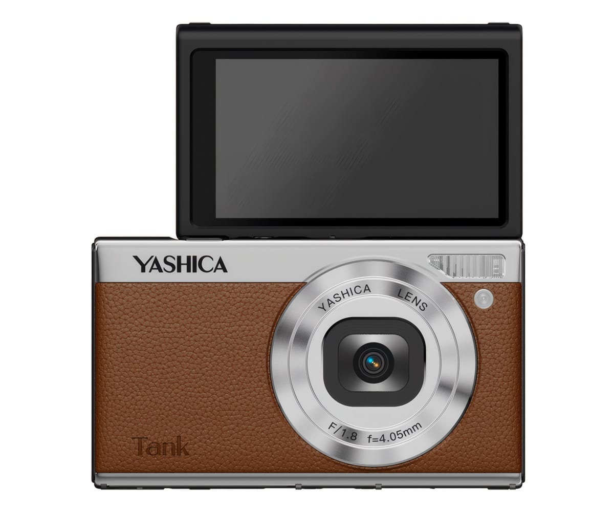 Yashica Tank Marrón / Cámara Digital Compacta