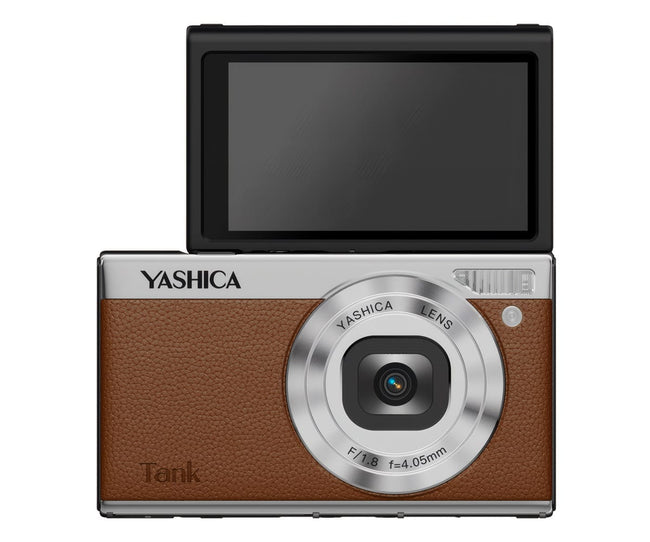 Yashica Tank Marrón / Cámara Digital Compacta Hover Image