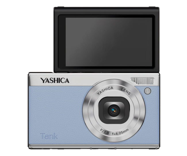 Yashica Tank Azul Cielo / Cámara Digital Compacta Hover Image