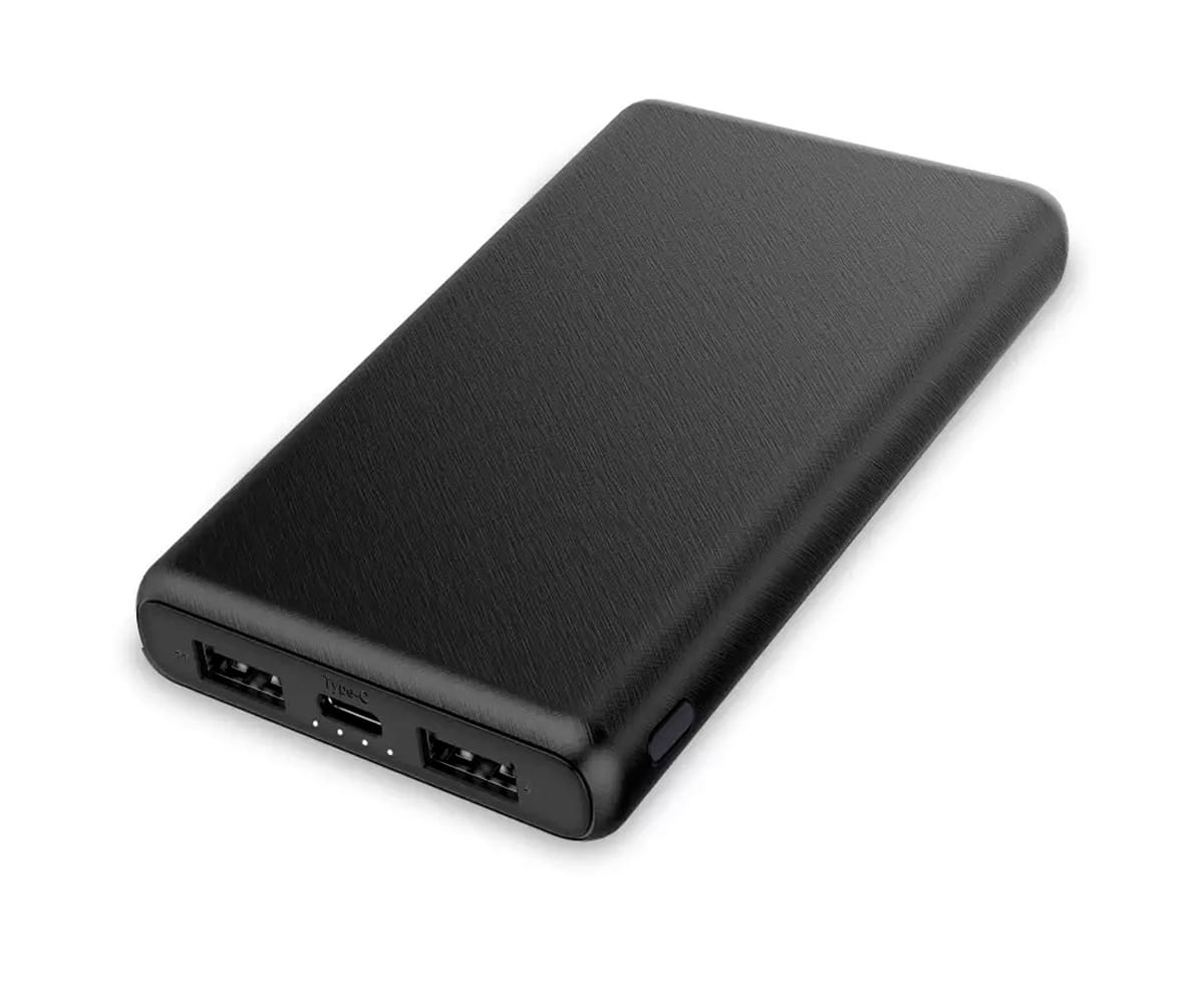 Ksix Powerbank Contact Negro / 10.000 Mah / Carga Rápida, Carga Simultánea