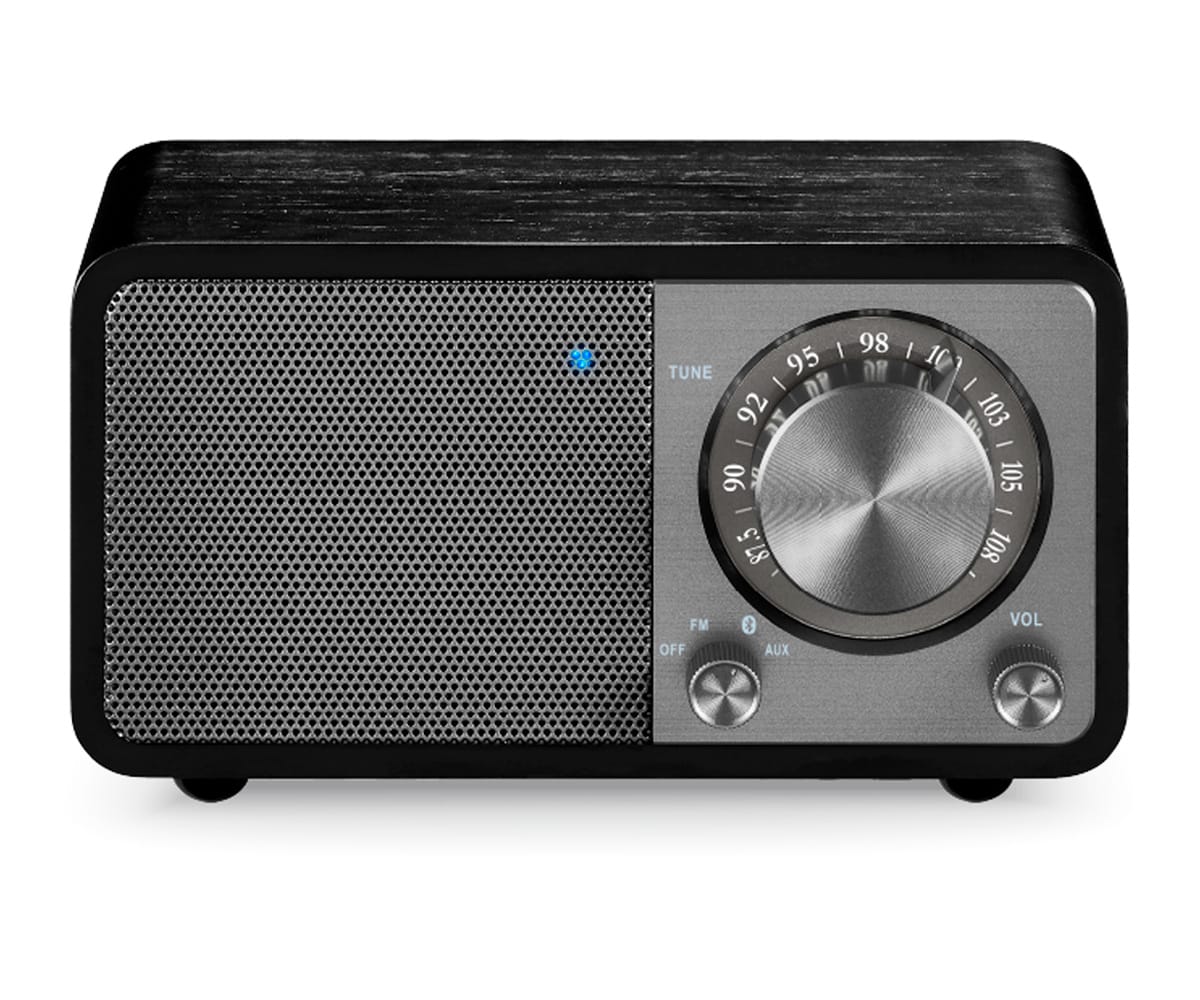 Sangean Wr-7 Plus Roble De Medianoche / Radio Con Mueble De Madera Fm / Bluetooth / Aux