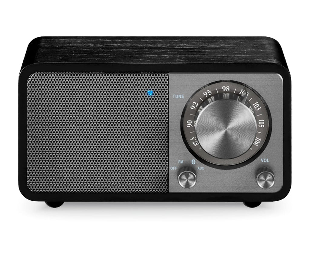 Sangean Wr-7 Plus Roble De Medianoche / Radio Con Mueble De Madera Fm / Bluetooth / Aux