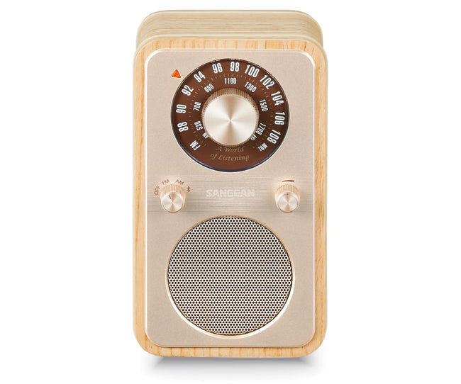 Sangean Wr-9 Fresno Blanco / Radio Analógica De Madera Con Am / Fm / Bluetooth Hover Image