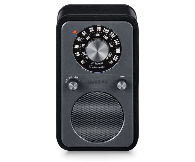 Sangean Wr-9 Roble De Medianoche / Radio Analógica De Madera Con Am / Fm / Bluetooth Hover Image