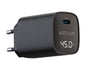 Astrum Watz45l Negro / Adaptador De Corriente Con Pantalla Led Integrada / 45w / Usb-c