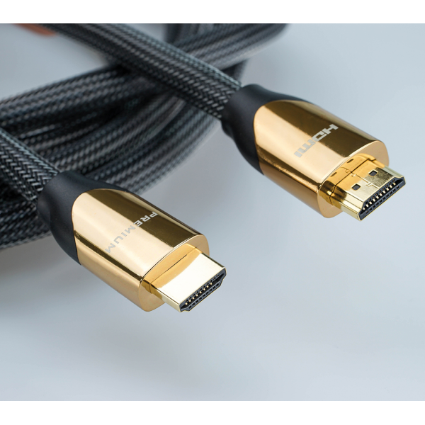 Cable Hdmi 2.0 2 M Premium Oro Ultra Hd Cable + Ethernet Cer