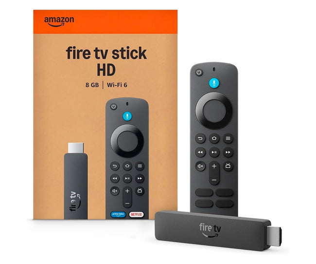 Amazon Fire Tv Stick Hd (última Generación) Negro / Con Tv En Directo Gratuita, Mando Por Voz Alexa, Alimentación Directa Desde Tu Tv Y Configuración Fácil Hover Image