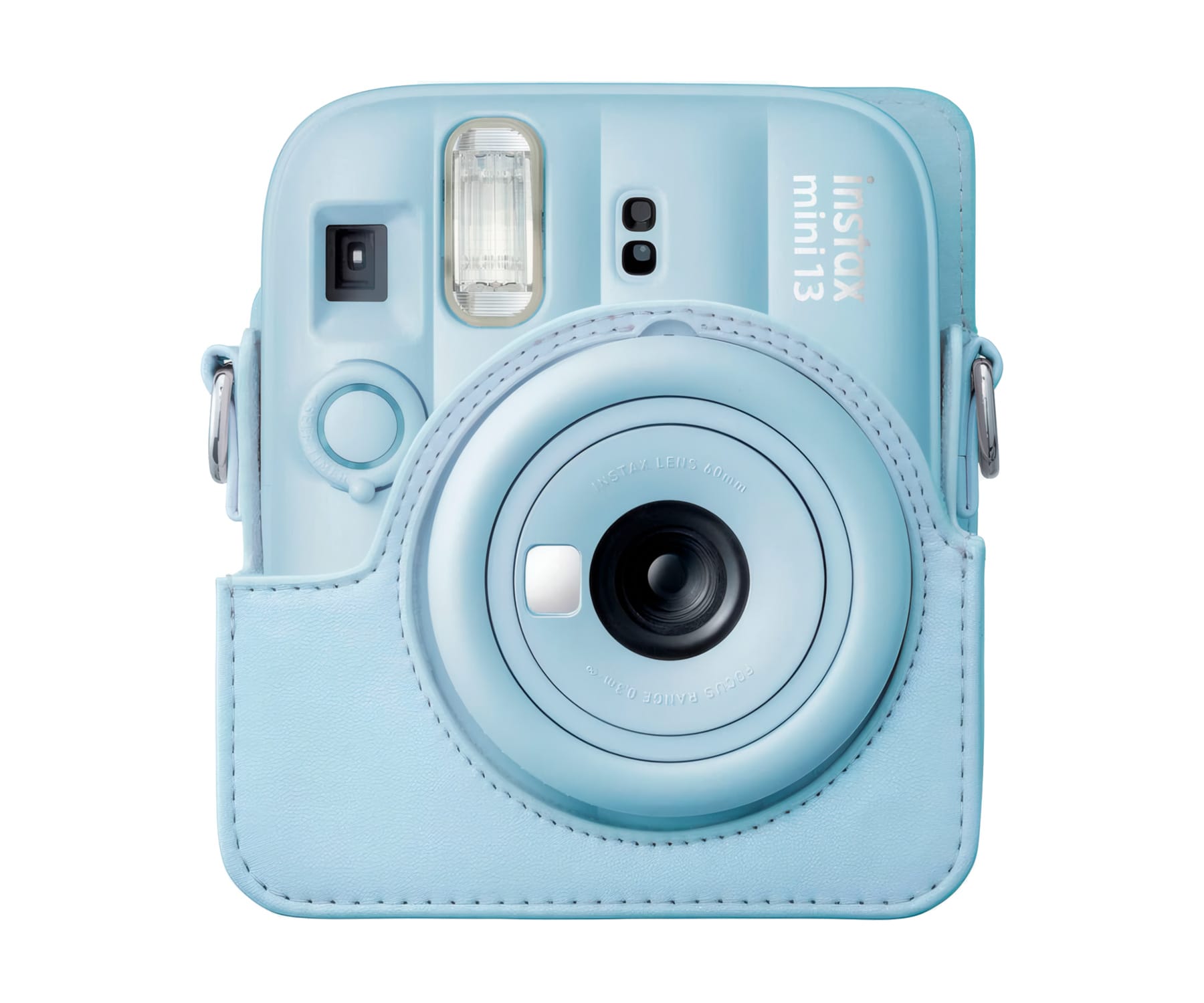 Fujifilm Funda Instax Mini 13 Frost Blue / Funda De Cámara Con Correa Ajustable
