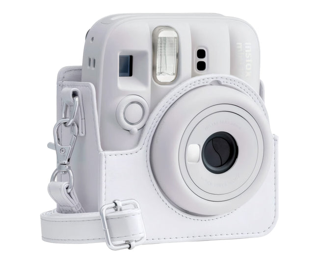 Fujifilm Funda Instax Mini 13 Clay White / Funda De Cámara Con Correa Ajustable Hover Image