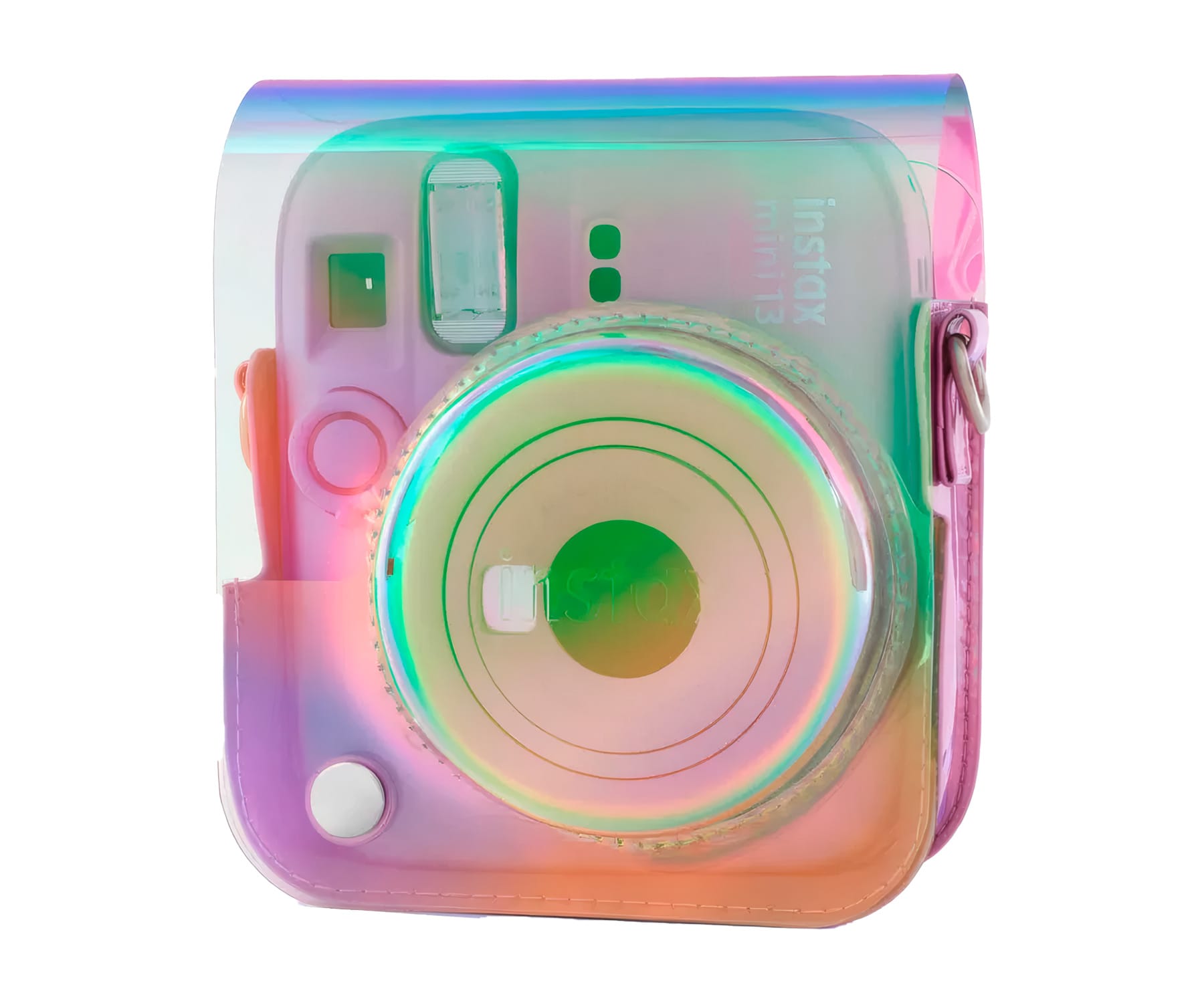Fujifilm Funda Instax Mini 13 Iridescent / Funda De Cámara Con Correa Ajustable