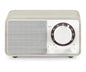 Sangean Wr-7 Plus Roble De Luz De Luna / Radio Con Mueble De Madera Fm / Bluetooth / Aux