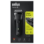 Braun Series 3 - 300S Afeitadora Eléctrica Waterproof Negro