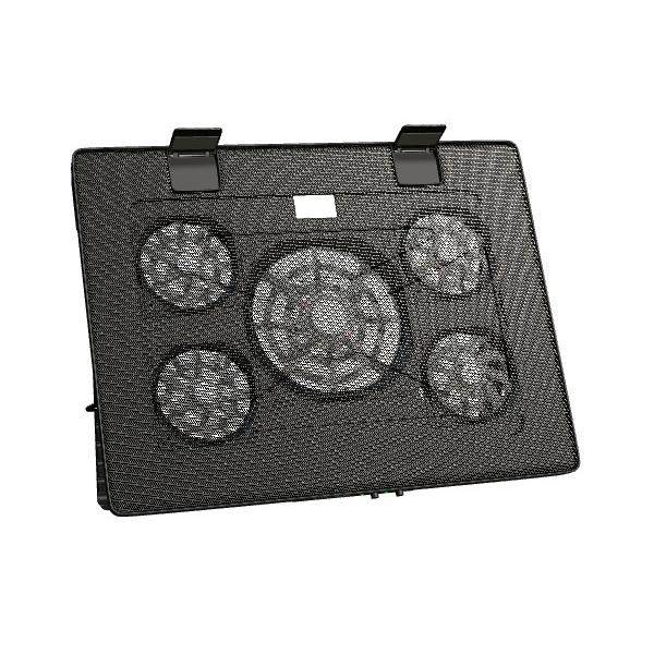 Base De Refrigeracion Para Portatiles Mars Gaming Mnbc2 5 Ventiladores Ultra Silenciosos Hasta 17.3"