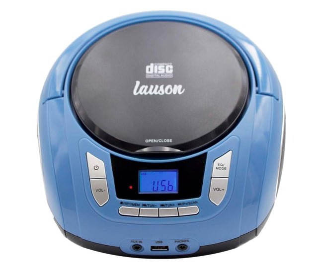 Lauson Nxt963 Azul / Reproductor Radio Cd Con Altavoces Incorporados Hover Image