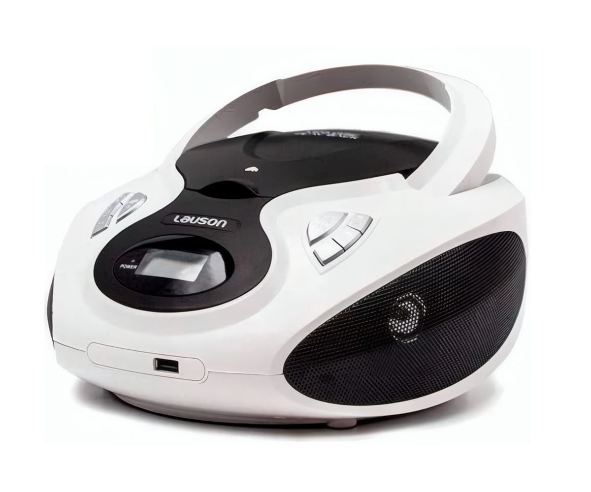 Lauson Cp730 Blanco / Reproductor Radio Cd Con Altavoces Incorporados