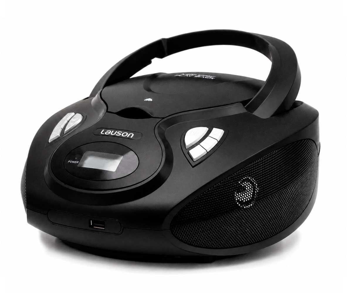 Lauson Cp735 Negro / Reproductor Radio Cd Con Altavoces Incorporados