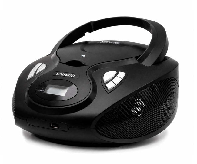 Lauson Cp735 Negro / Reproductor Radio Cd Con Altavoces Incorporados Hover Image