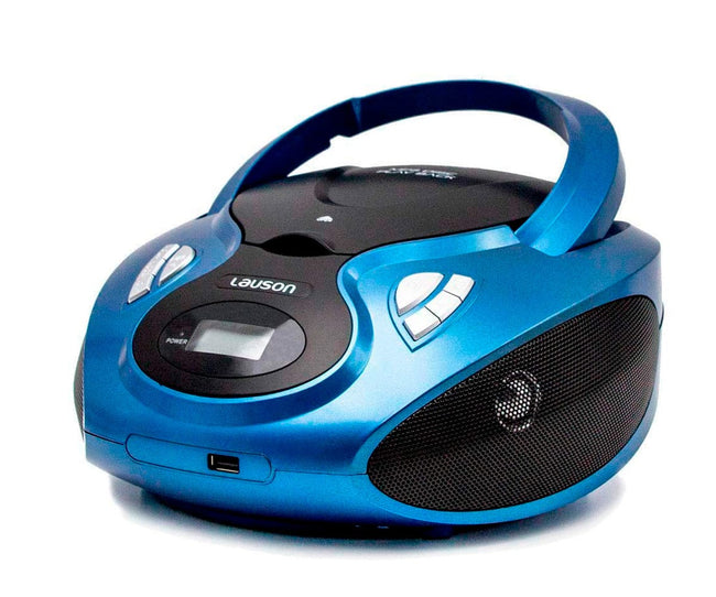 Lauson Cp736 Azul / Reproductor Radio Cd Con Altavoces Incorporados Hover Image