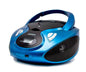 Lauson Cp736 Azul / Reproductor Radio Cd Con Altavoces Incorporados