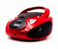 Lauson Cp739 Rojo / Reproductor Radio Cd Con Altavoces Incorporados