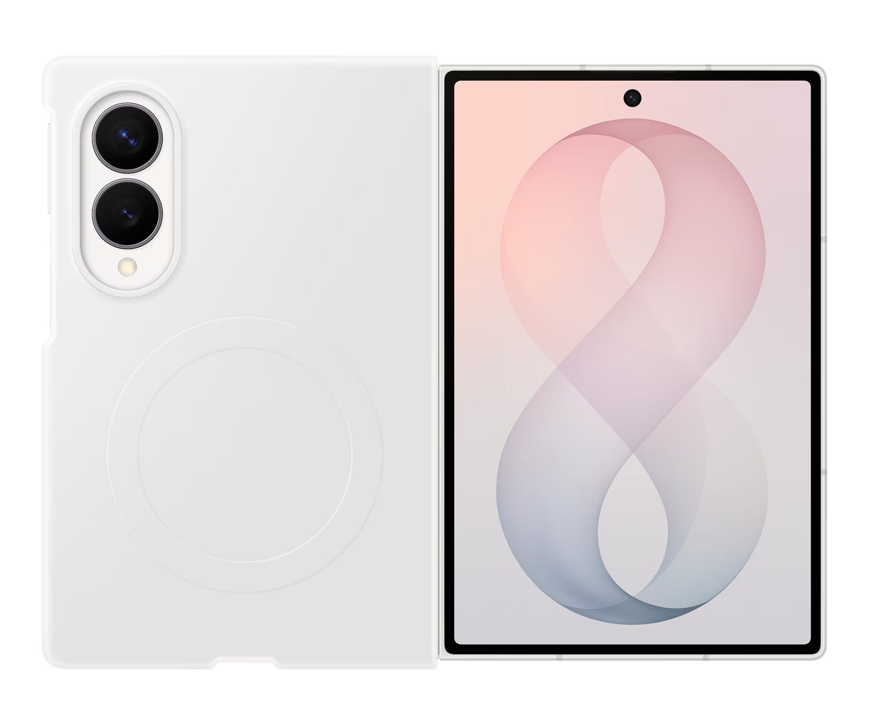 Samsung Funda Magnética De Silicona Crema / Samsung Galaxy Z Fold8