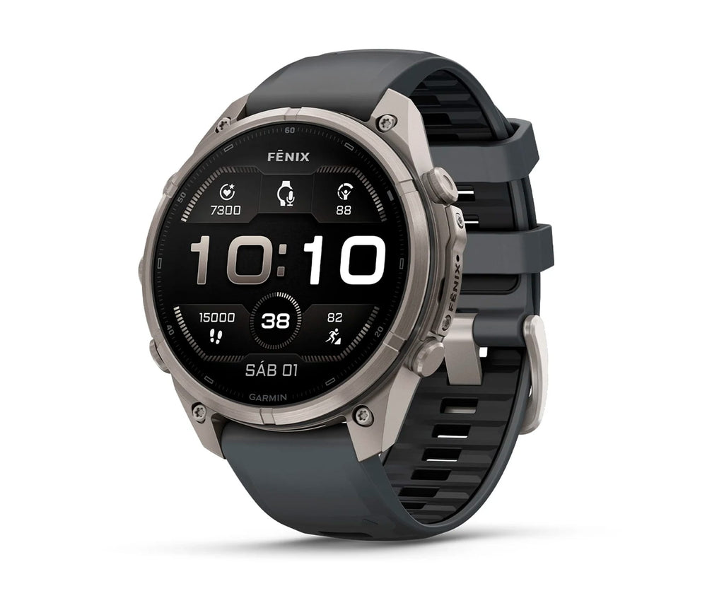 Garmin Fenix 9 Pro Titanio Con Correa De Silicona En Gris / Smartwatch 47mm
