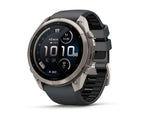 Garmin Fenix 9 Pro Titanio Con Correa De Silicona En Gris / Smartwatch 51mm / Lte Inreach