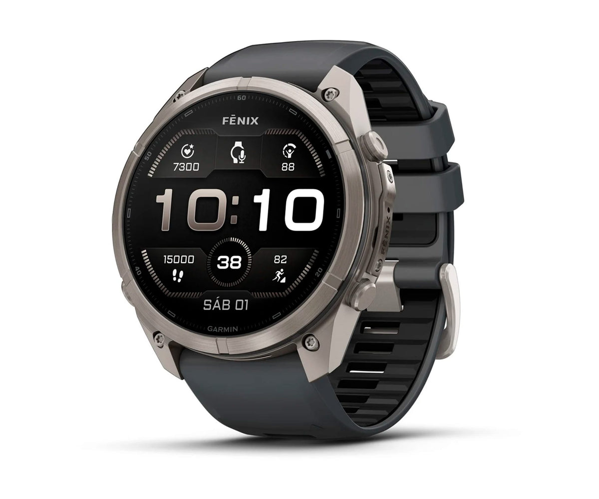 Garmin Fenix 9 Pro Titanio Con Correa De Silicona En Gris / Smartwatch 51mm