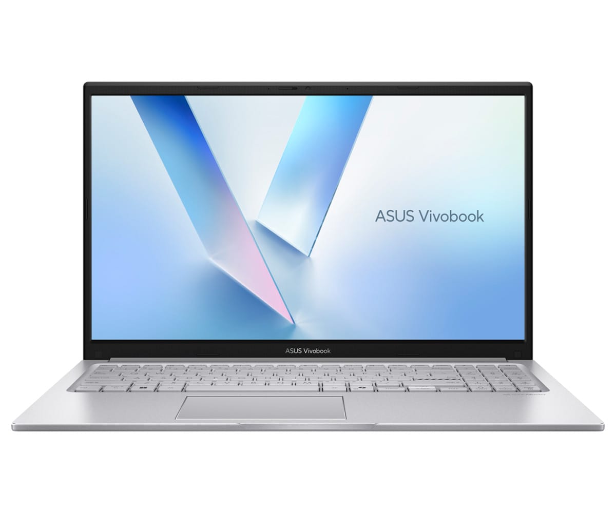 Asus Vivobook 15 X1504ma Cool Silver / 15.6" Full Hd / Intel Core 3 304 / 8gb Ddr5 / 256gb Ssd M.2 / Windows 11 Home