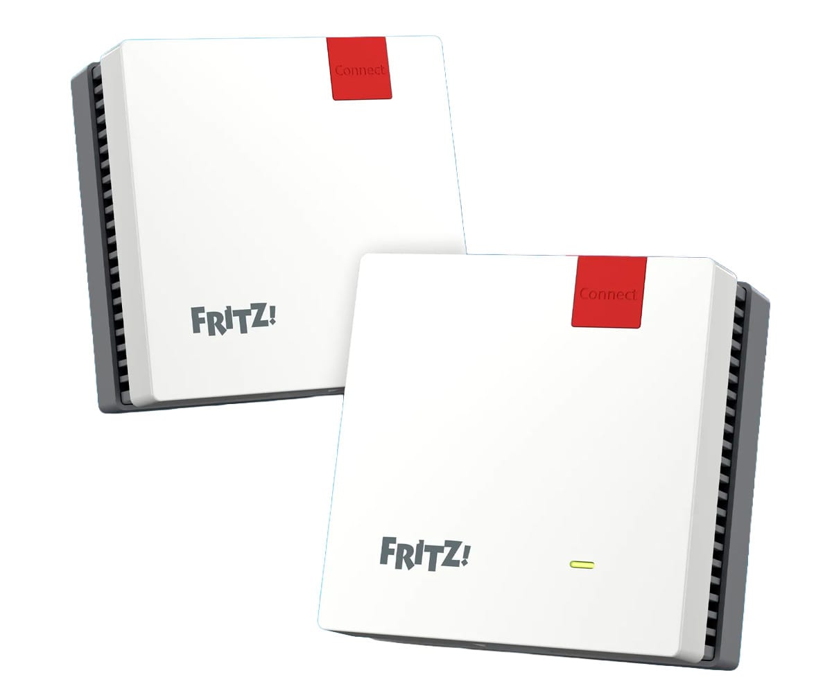 Fritz! Mesh Set 1600 Blanco / Set De 2 Repetidores Wi-fi