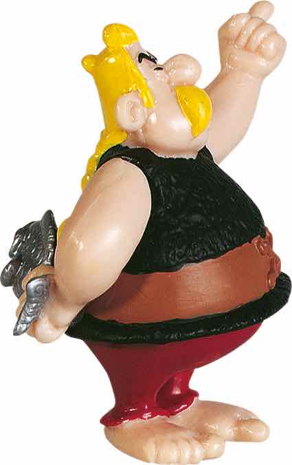 Figura Plastoy Asterix & Obelix Ordenalfabetix Pescadero Pvc Hover Image