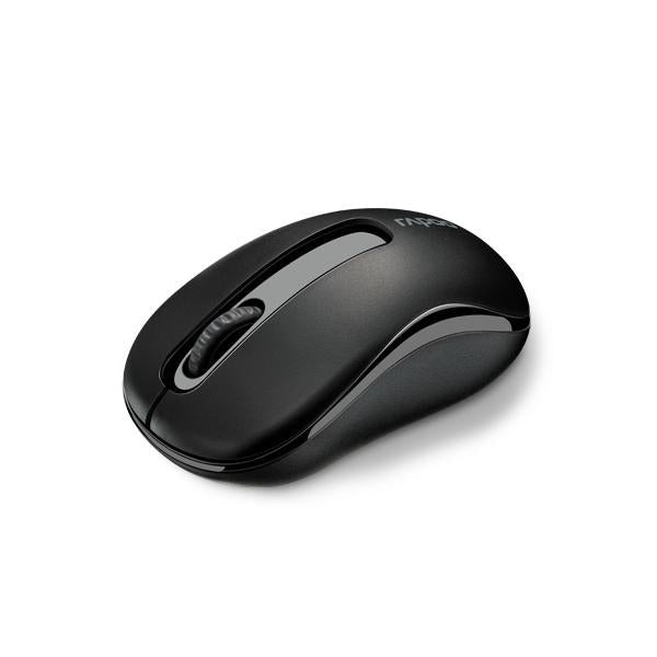 Mouse Rapoo Wireless M10 Plus 2.4ghz 3 Botones 1000 Dpi Color Negro