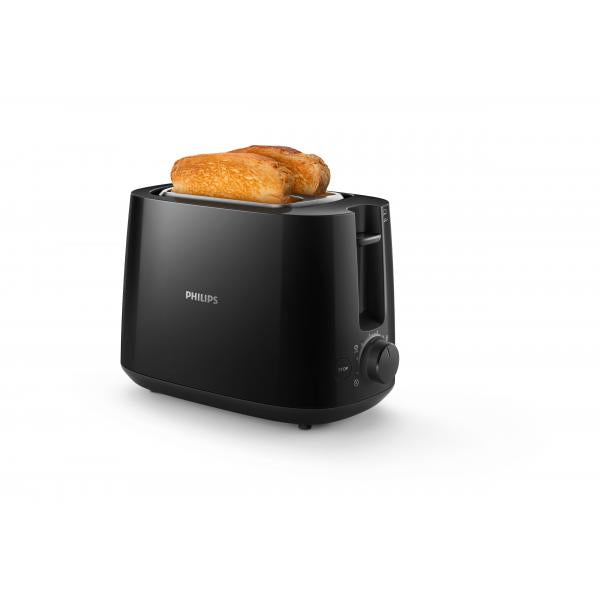 Philips Hd2581/90 Negro / Tostadora 2 Rebanadas / Ranura Ancha