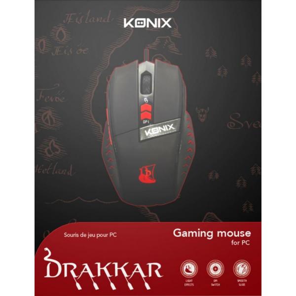 Raton Optico Gaming Drakkar RunemasterKonix Pc