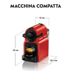 Krups Nespresso Inissia XN1005 1260 W 0,7 L Rojo - Cafetera