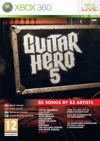 Guitar Hero 5 Xbox 360 Hover Image