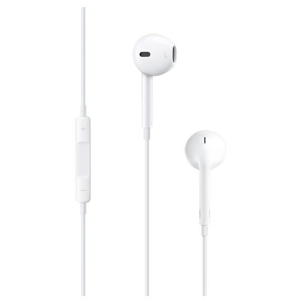 Auriculares con Cable APPLE EarPods MNHF2ZM/A - Jack 3.5mm  Cable 120cm  Micrófono  Blanco