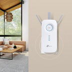 TP-Link RE550 Wi-Fi 5 EasyMesh AC1900 Tres antenas Blanco