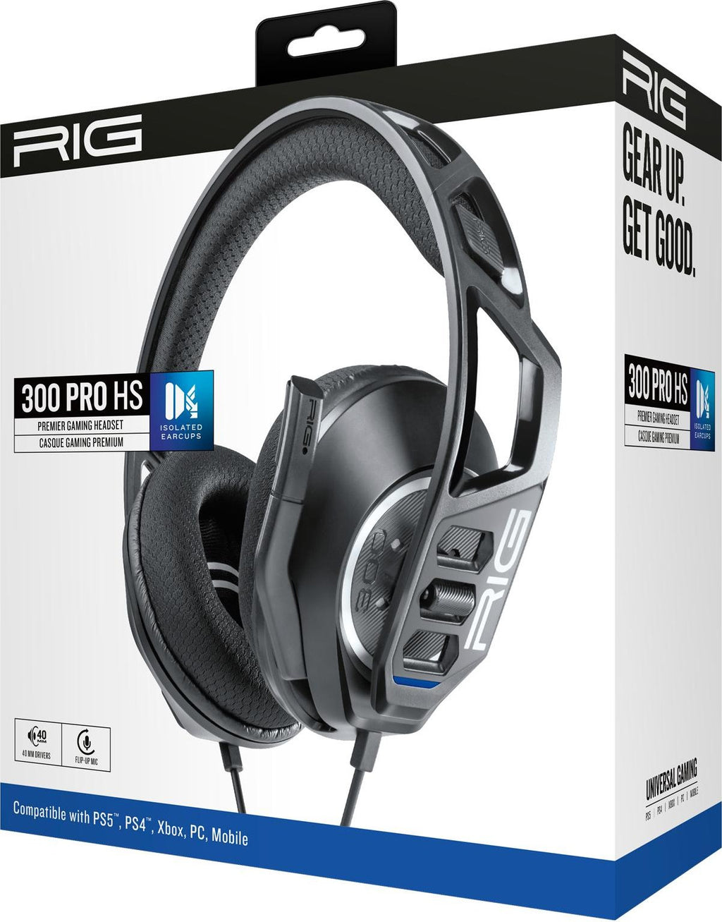 Auricular RIG 300 PRO HS Negro Nacon Ps5/Switch PS5 (accesorios)