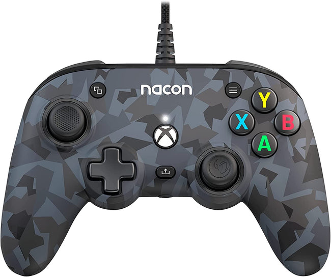 Mando con cable NACON PRO COMPACT Grey Camo XBX XBOX SERIES (Accesorios) Hover Image