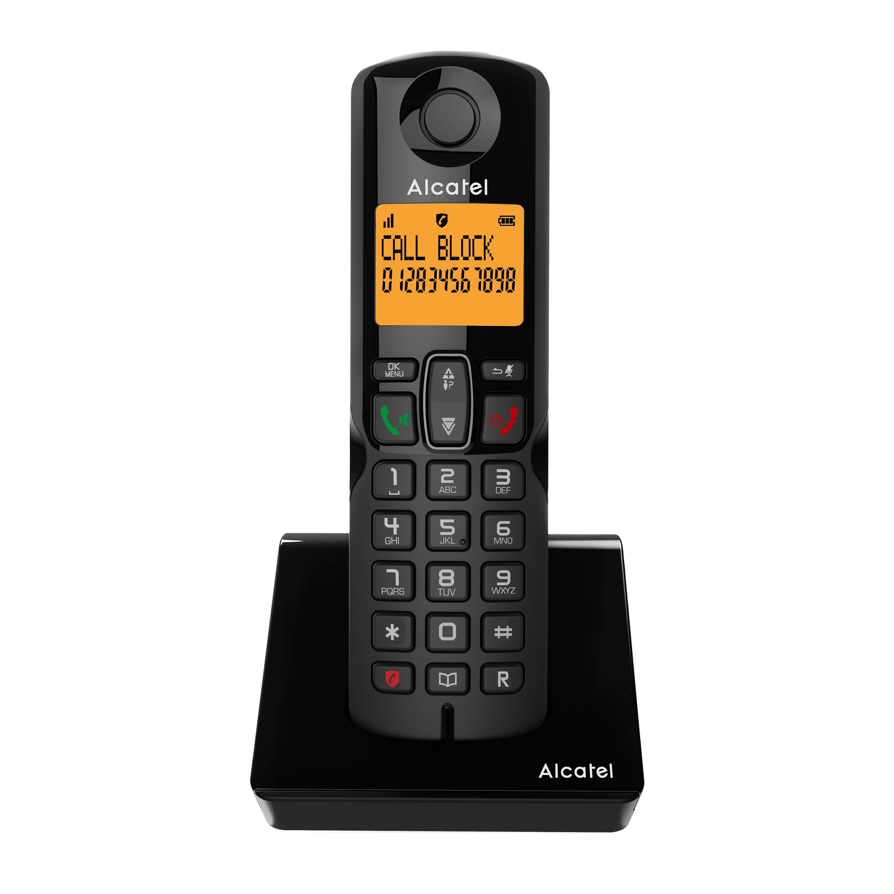 Teléfono Fijo Alcatel S280 Negro