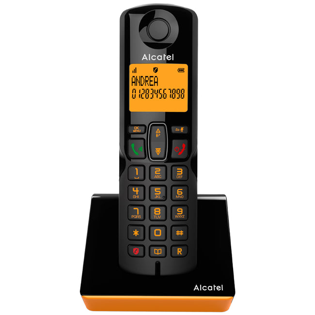 Teléfono Fijo Alcatel Dec S280 Black+Orange Hover Image