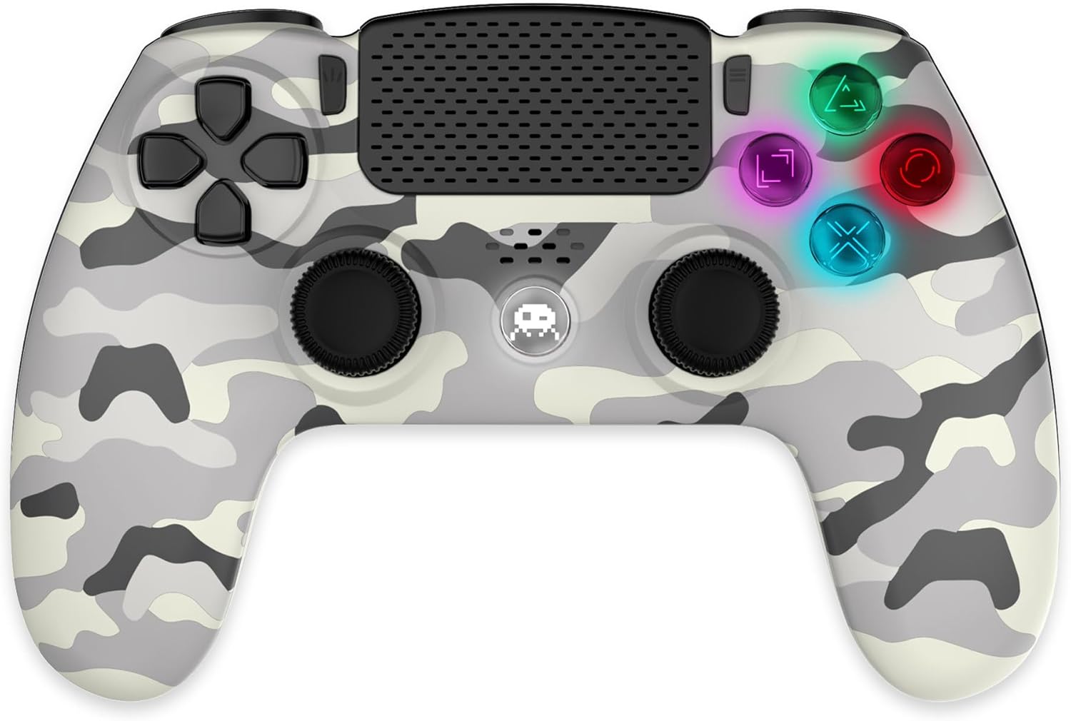Mando Bluetooth LED White Camo Freaks & Geeks Ps4 PS4 (accesorios)