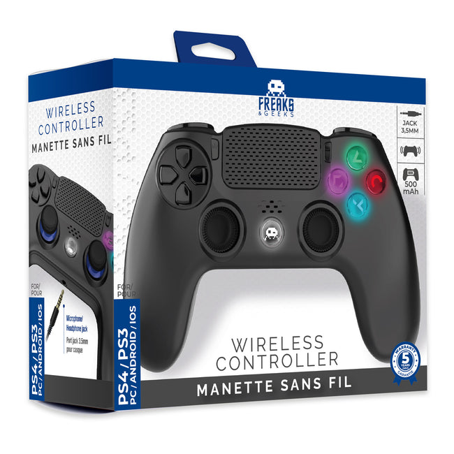 Mando Bluetooth LED Negro Freaks & Geeks Ps4 PS4 (accesorios) Hover Image