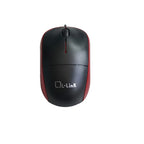 Raton óptico Usb L-Link Negro-Rojo / 1.200 Dpi / Ambidiestro / LL-2080-R
