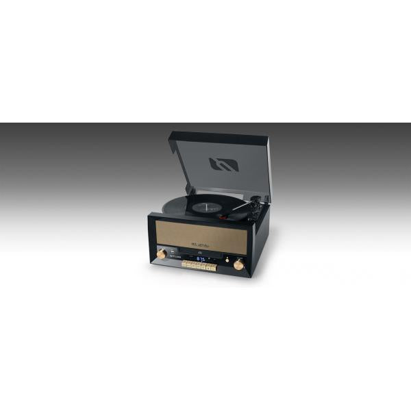 Muse Mt-110 Bt Black / Microcadena Con Altavoces Y Tocadiscos