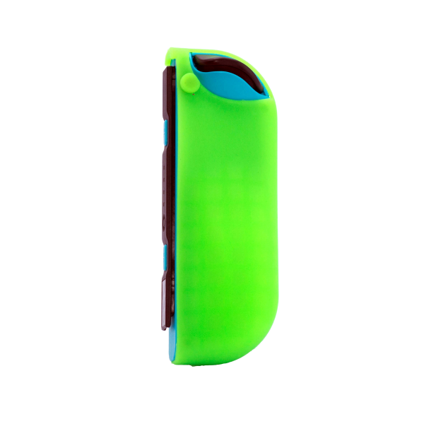 Funda de silicona Fr-tec Silicone + Grip For Joy-con Izquierdo (left) Verde Main Image