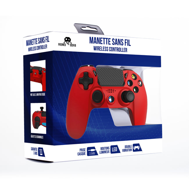 Mando Bluetooth Rojo Freaks & Geeks Ps4 PS4 (accesorios) Hover Image