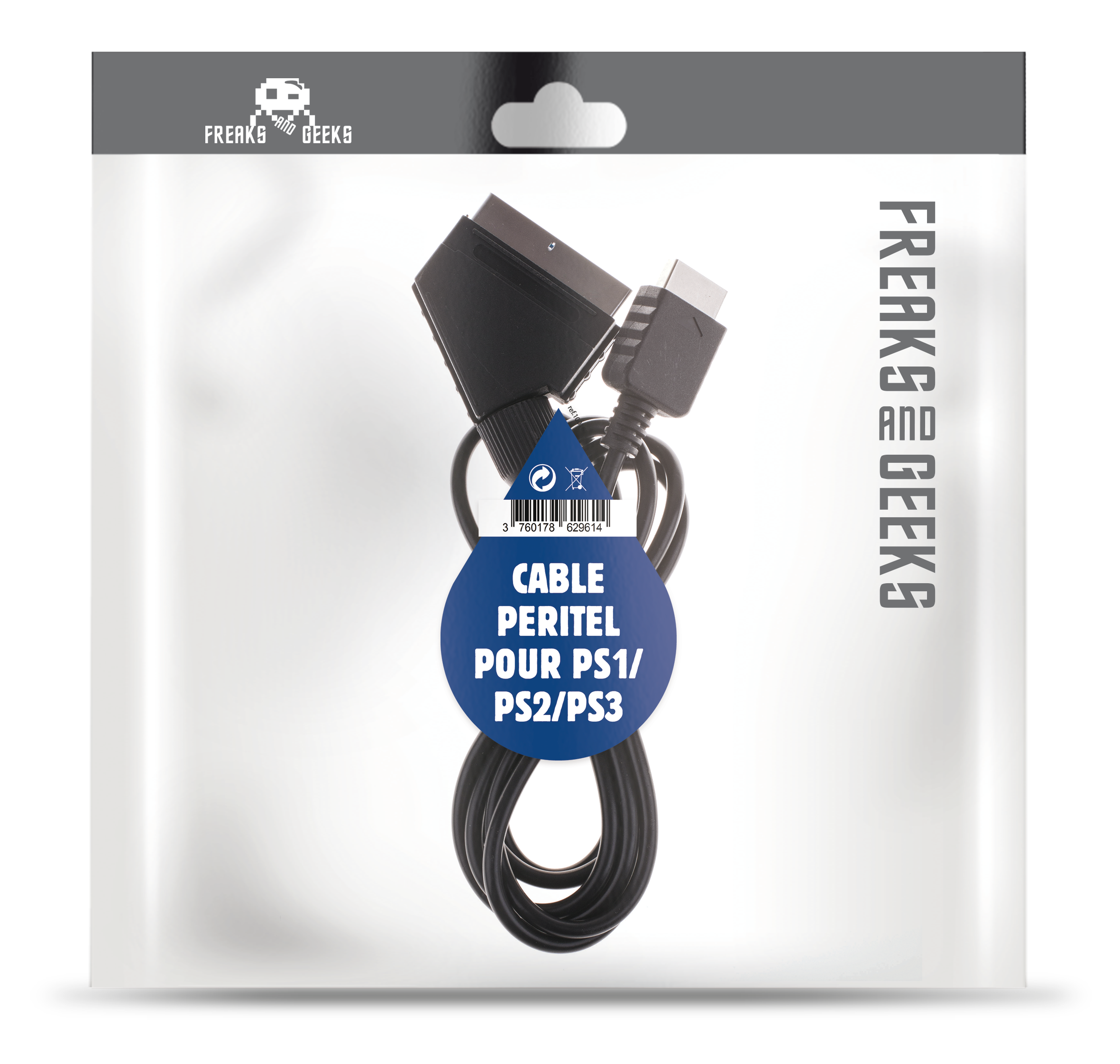 Cable RGB Freaks & Geeks para Ps1/Ps2/Ps3 PS3 (Accesorios)