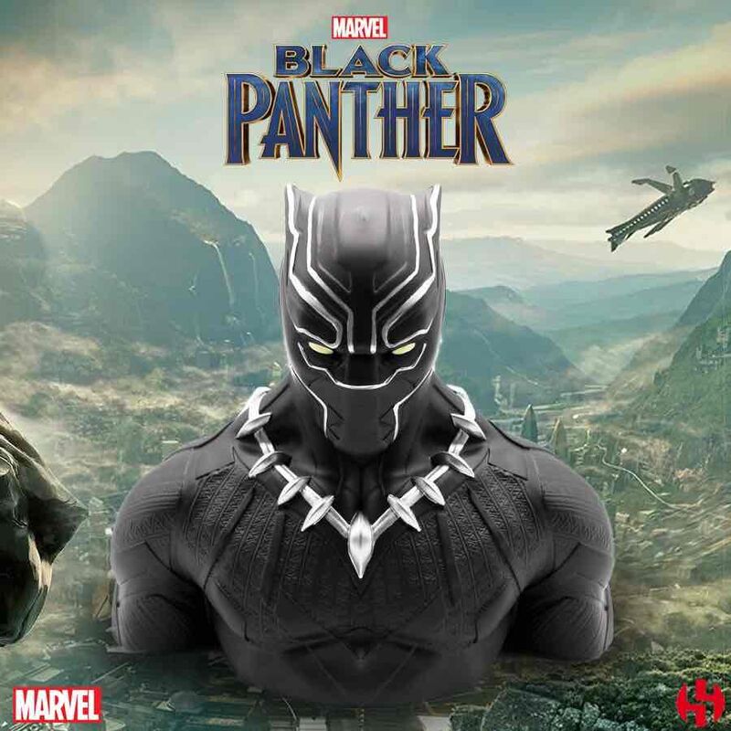 Busto Hucha Black Panther Wakanda Deluxe Marvel Comics 20Cm
